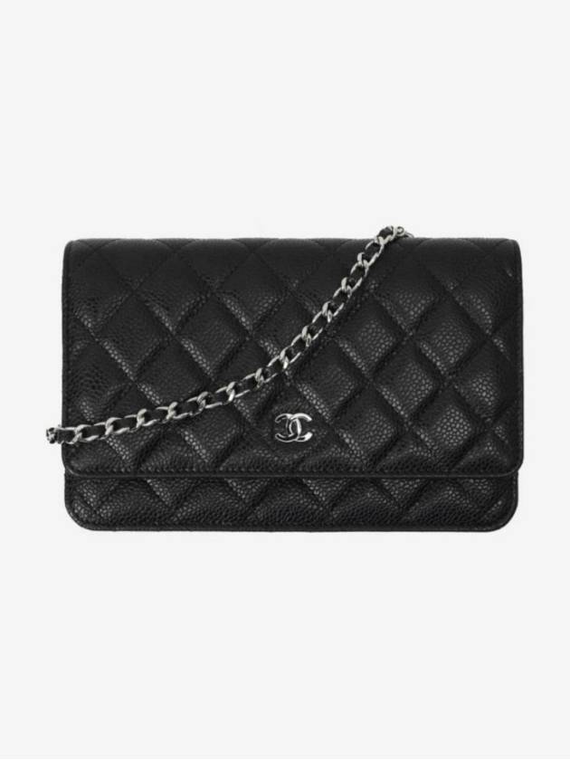 Classic woc black silver caviar skin AP0250 Chanel