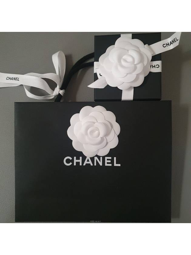 CC Logo Square Earrings Gold Chanel