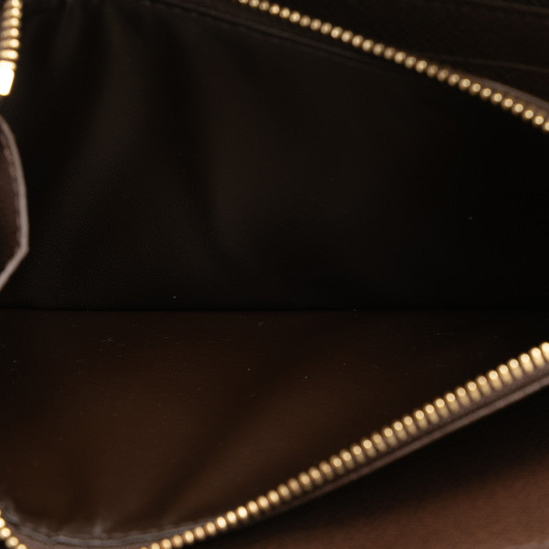 Louis Vuitton Portefolio Sarah Long Wallet N61734 Brown PVC Leather  Louis Vuitton