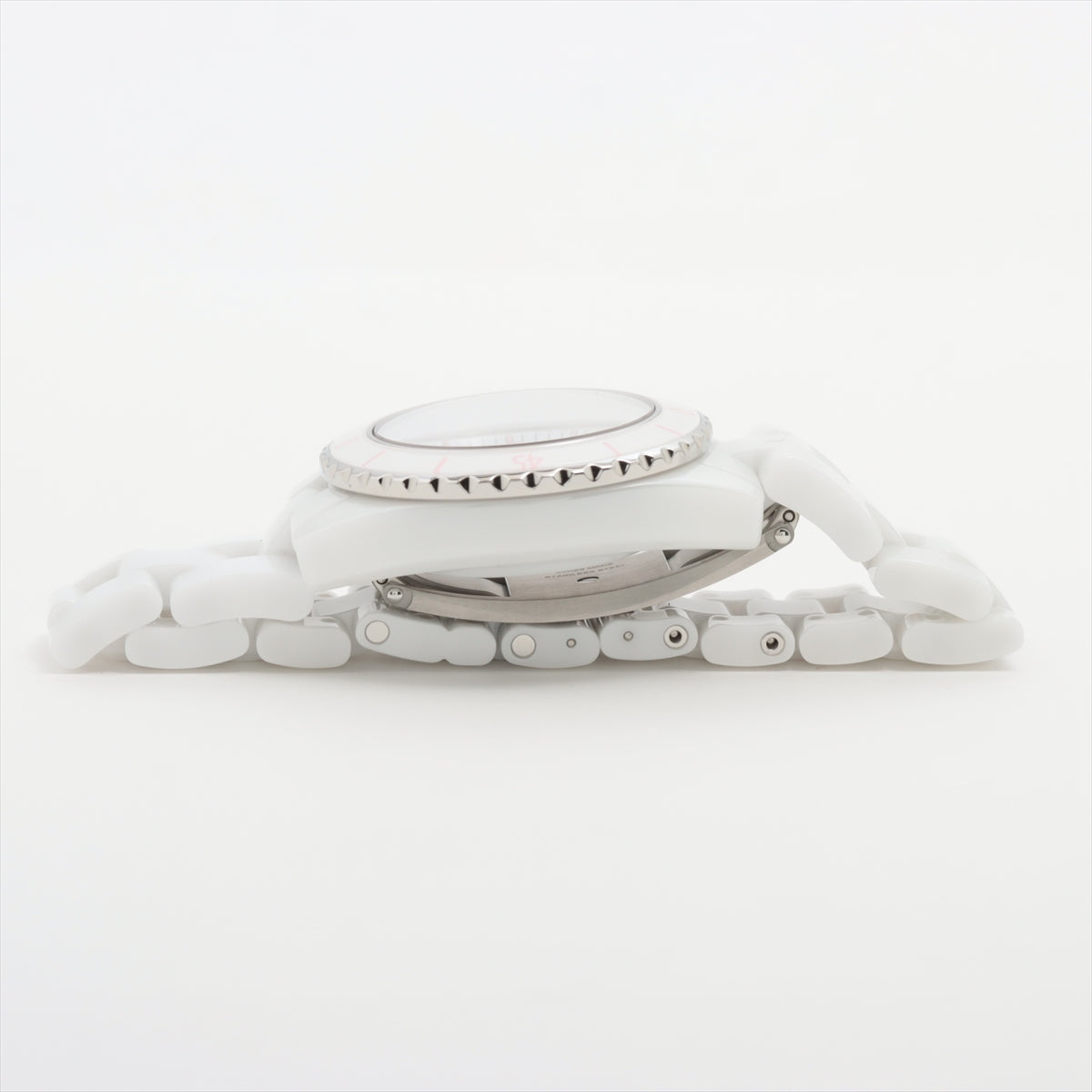 Chanel J12 H6755 SSCE QZ White  2