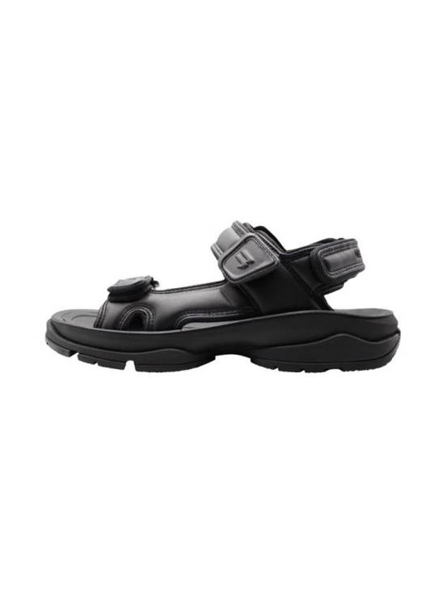 Luxury Balenciaga  Tourist Sandals Black