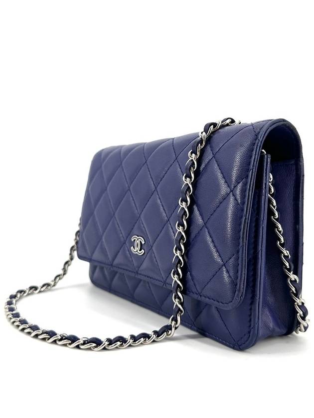 Lambskin mini cross bag WOC Chanel