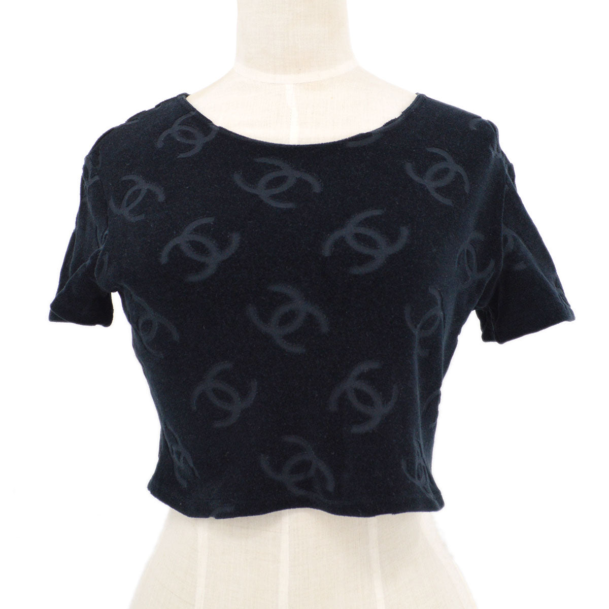 Chanel 1996 Velvet Cropped Top #42