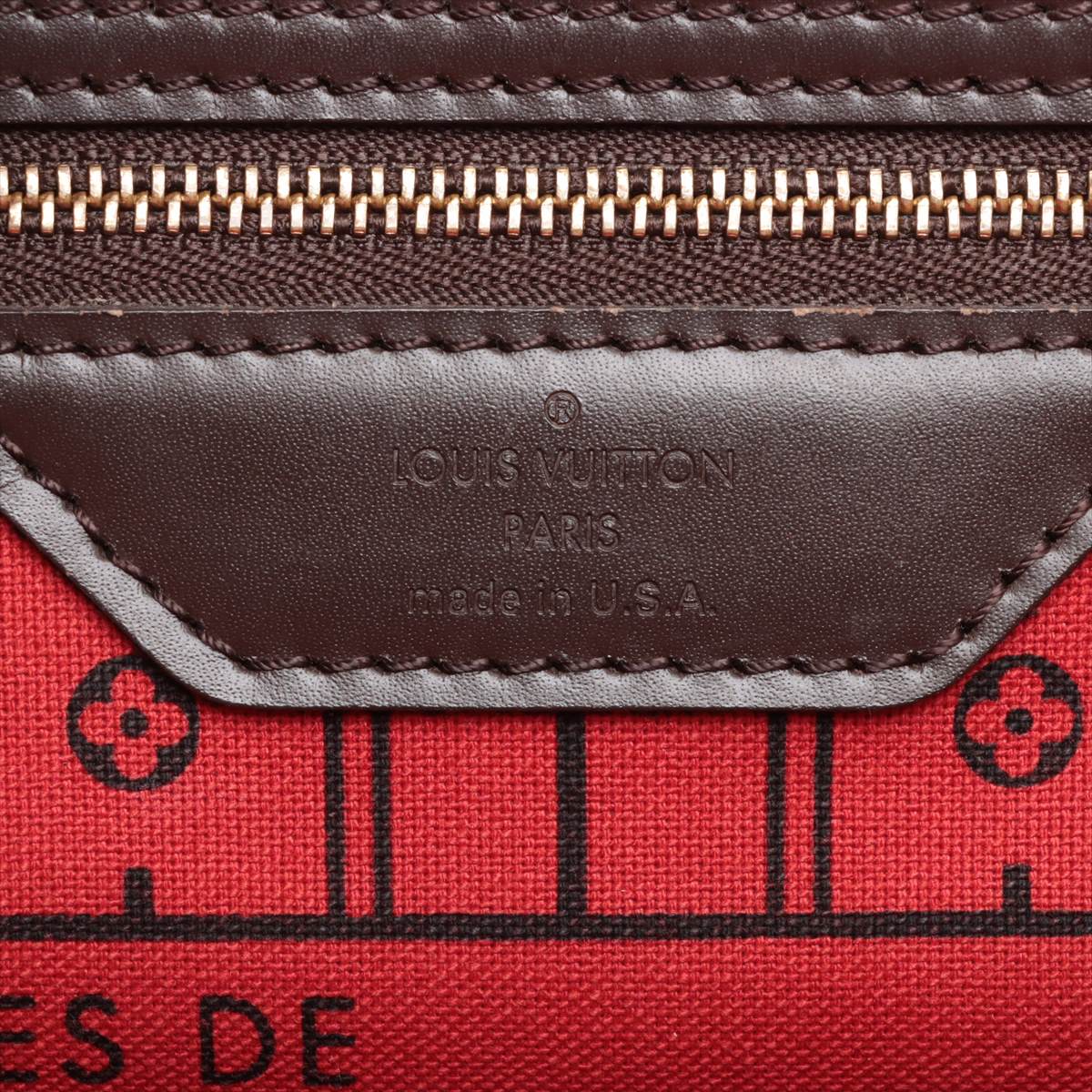 LOUIS VUITTON Neverfull MM in Damier N51105 Tote Bag