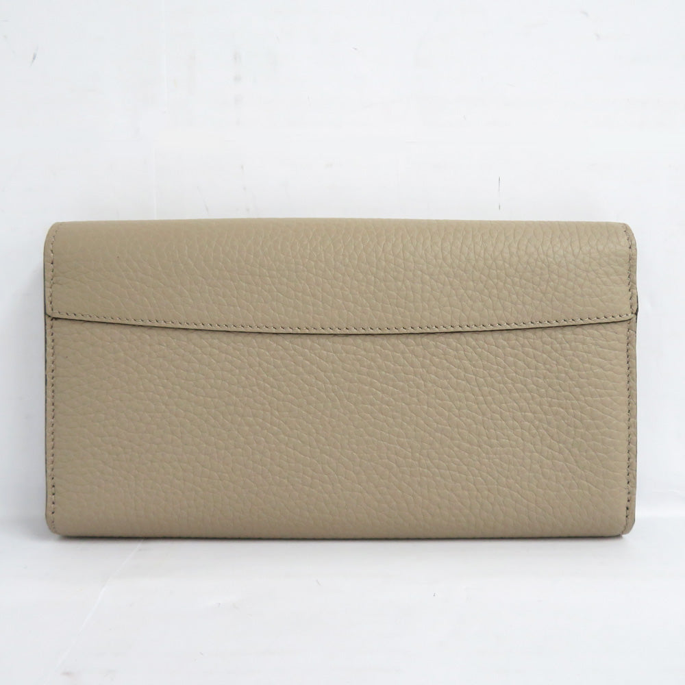 Louis Vuitton Portefolio Capsine M61249 LV  Leather Gale Beige Gr G  Long Wallet Retail