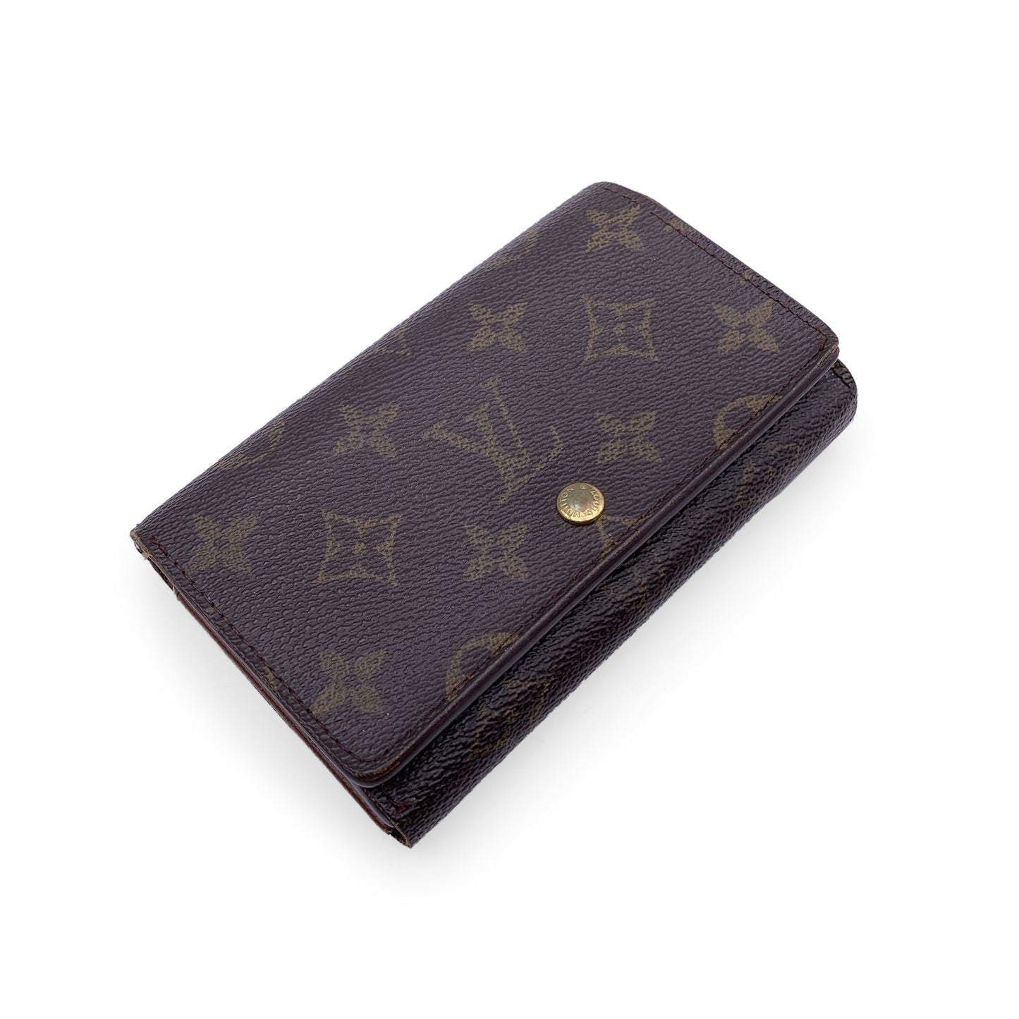 LOUIS VUITTON Monogram Canvas Porte Monnaie Tresor Wallet