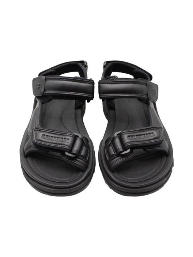 Luxury Balenciaga  Tourist Sandals Black