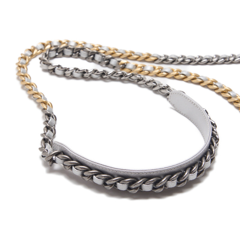 CHANEL 【CHANEL】 CHANEL 19 Matrasse Chain Shoulder  Silver (g  silver gold) Tote Bag  Stunt Bag  Hybrid 【 Ship】  Online