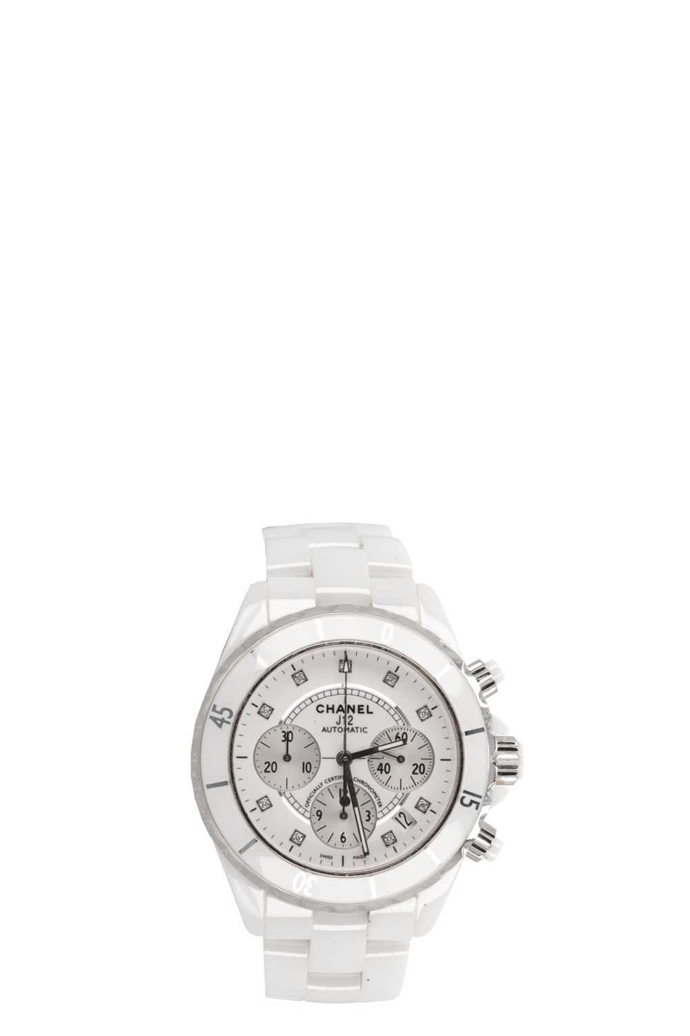 CHANEL J12 Watch 41mm Automatic 12.1 White Ceramic