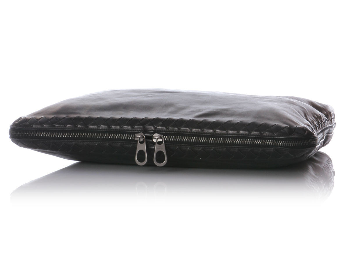 Bottega Veneta Black Leather Tote