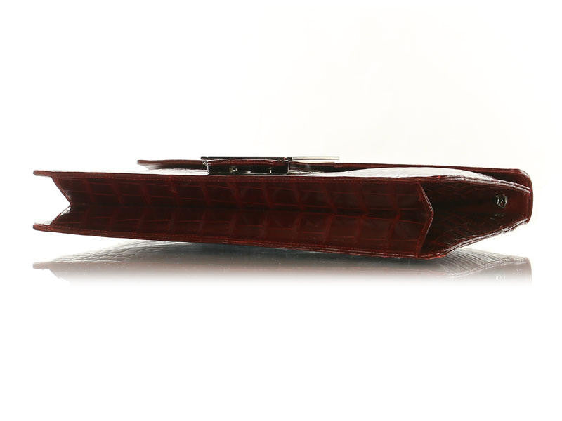 Judith Leiber Red Alligator Bag