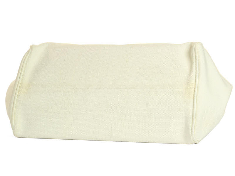 Bottega Veneta White Fabric Duffel