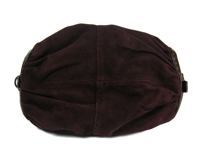 Henry Beguelin Plum Suede Bag