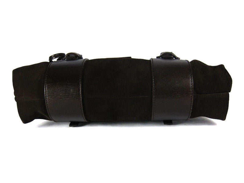 Gucci Dark Brown Suede Shoulder Bag