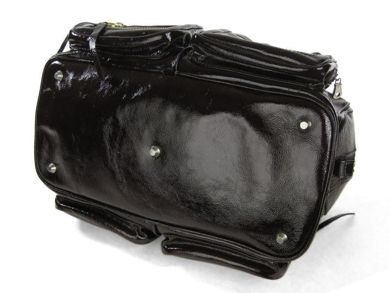 Chloé  Large Chocolate Patent Betty