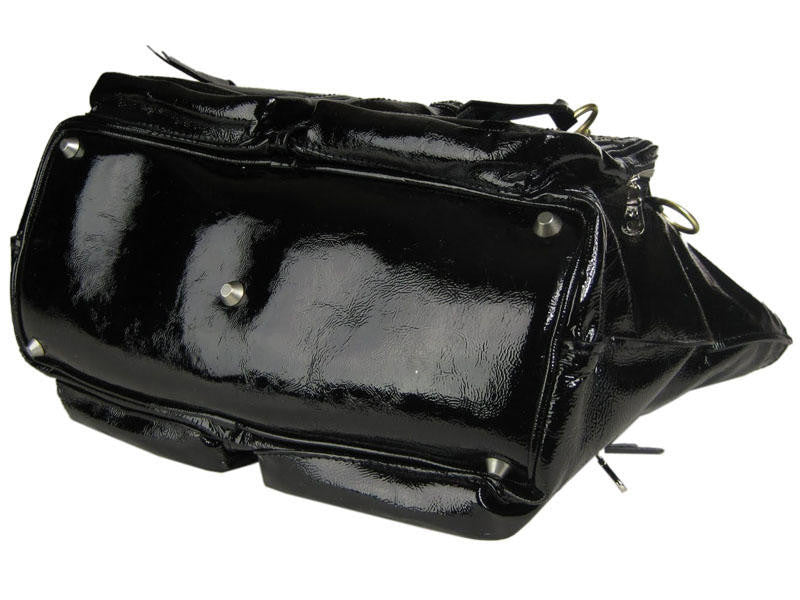 Chloé  Black Patent Betty Chain Tote