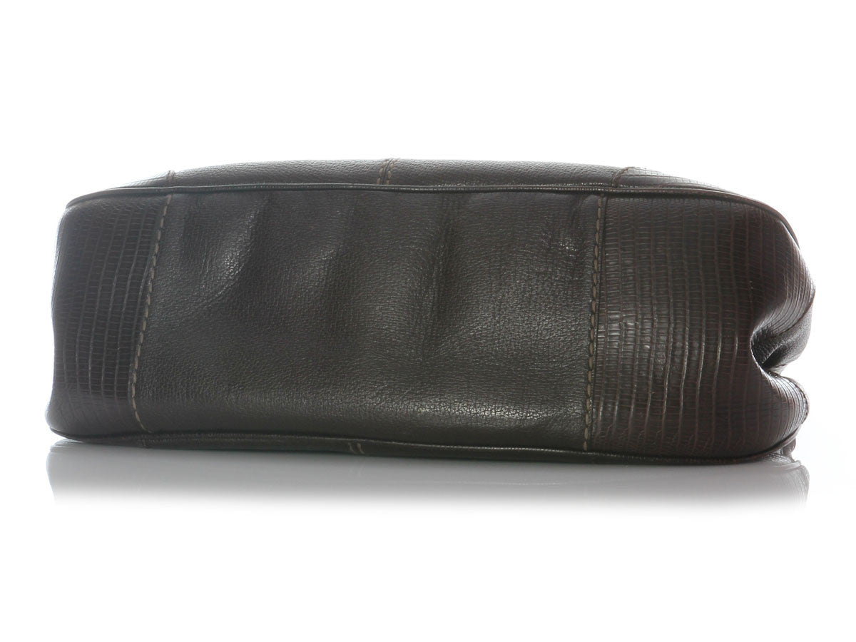 Tod's Brown Mascherina Shoulder Bag