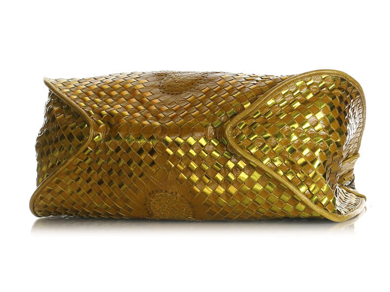 Bottega Veneta Gold Metallic Bag