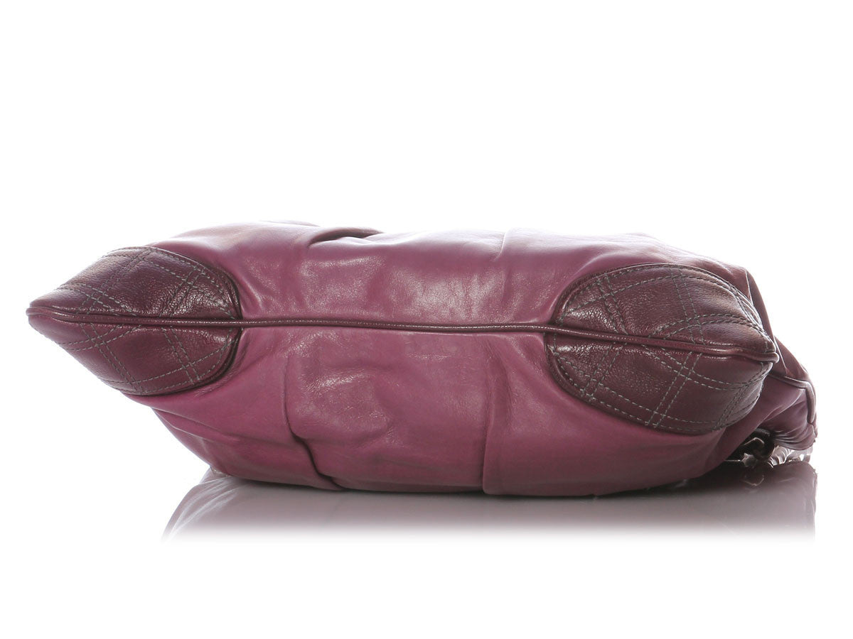 Marc Jacobs Purple Pleated Bag