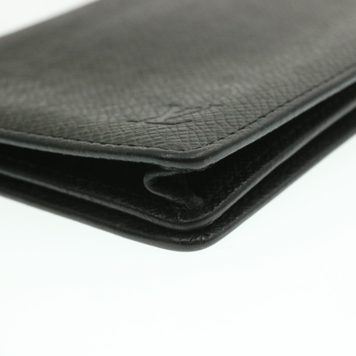 LOUIS VUITTON Taiga Porte Cartes Credit En Long Wallet Ardoise M31002 LV am183b