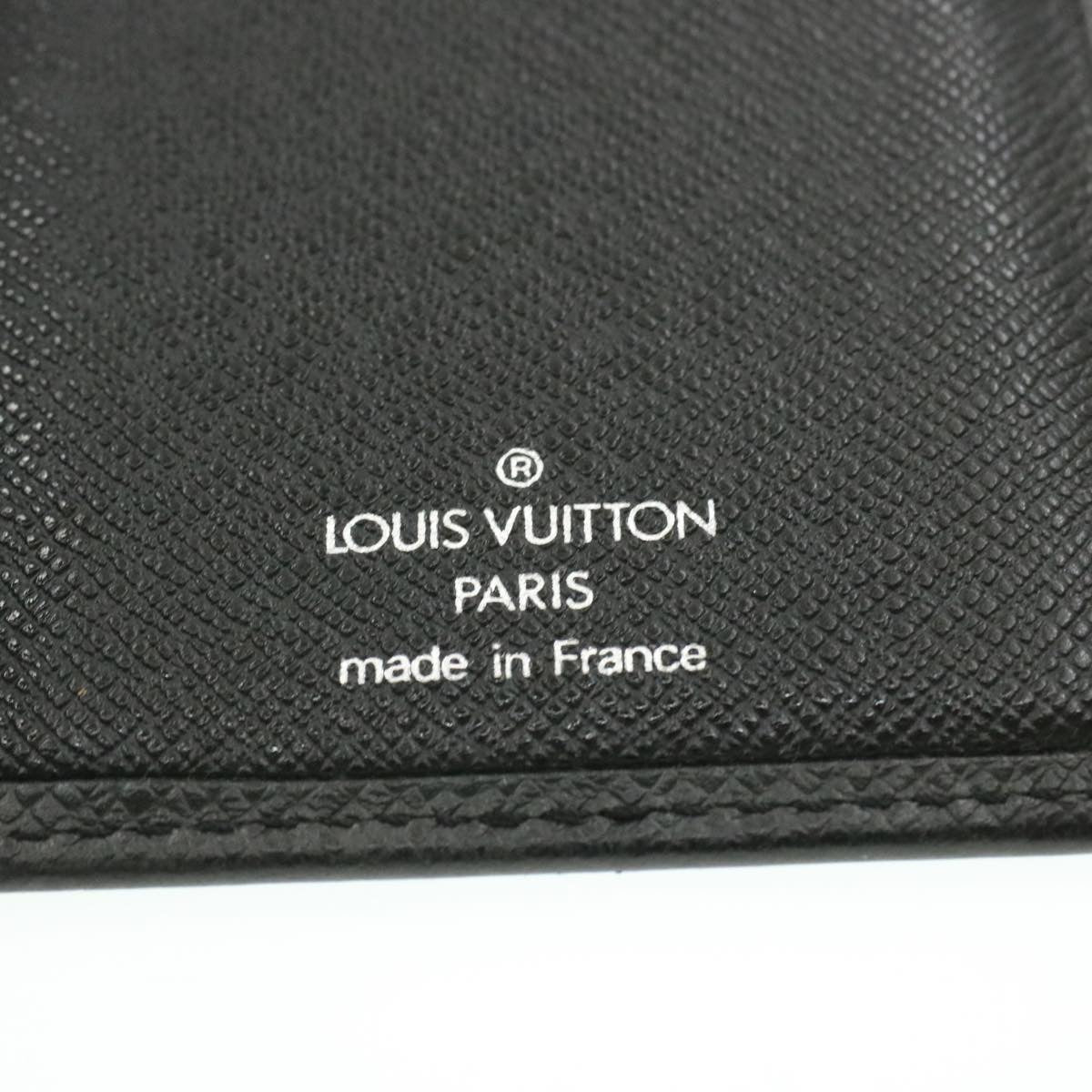 LOUIS VUITTON Taiga Porte Cartes Credit En Long Wallet Ardoise M31002 LV am183b