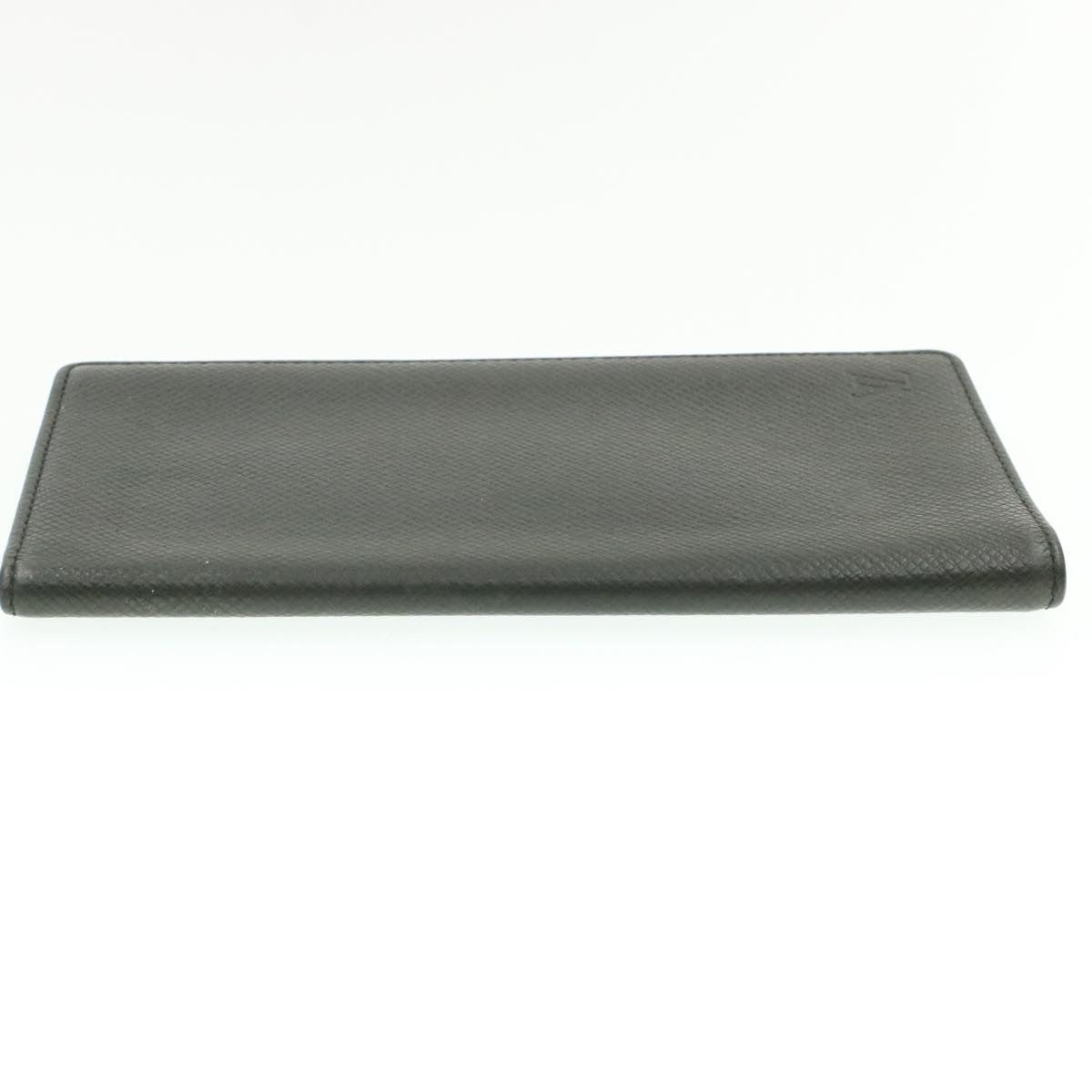 LOUIS VUITTON Taiga Porte Cartes Credit En Long Wallet Ardoise M31002 LV am183b