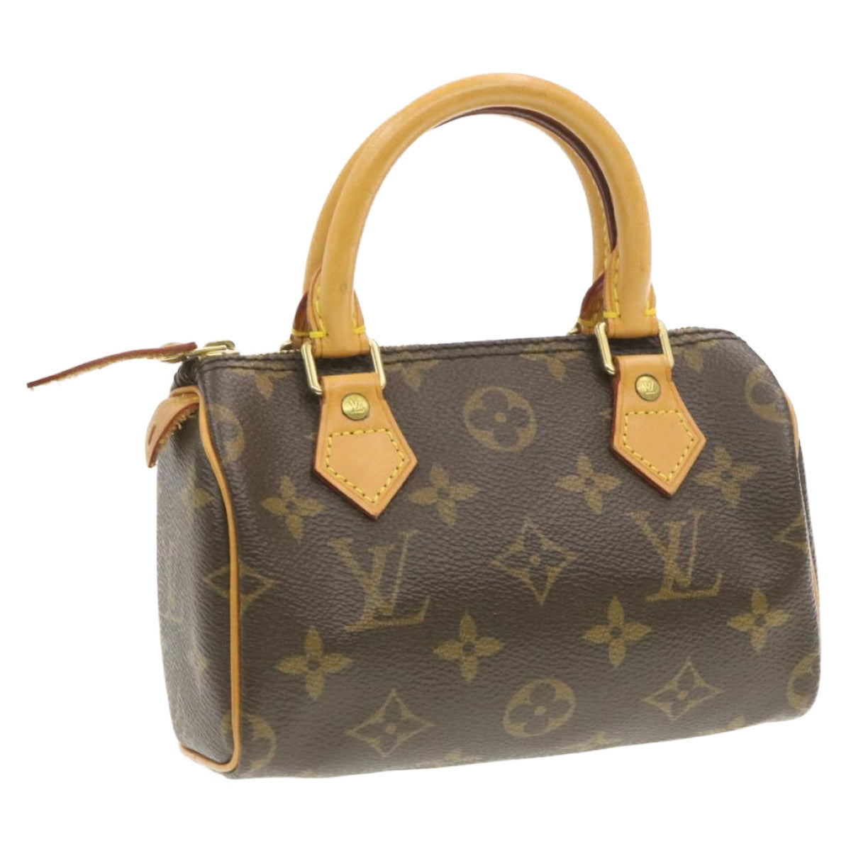 LOUIS VUITTON Monogram Mini Speedy Hand Bag M41534 LV Auth am240b