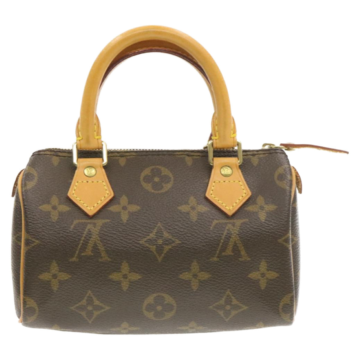 LOUIS VUITTON Monogram Mini Speedy Hand Bag M41534 LV Auth am240b