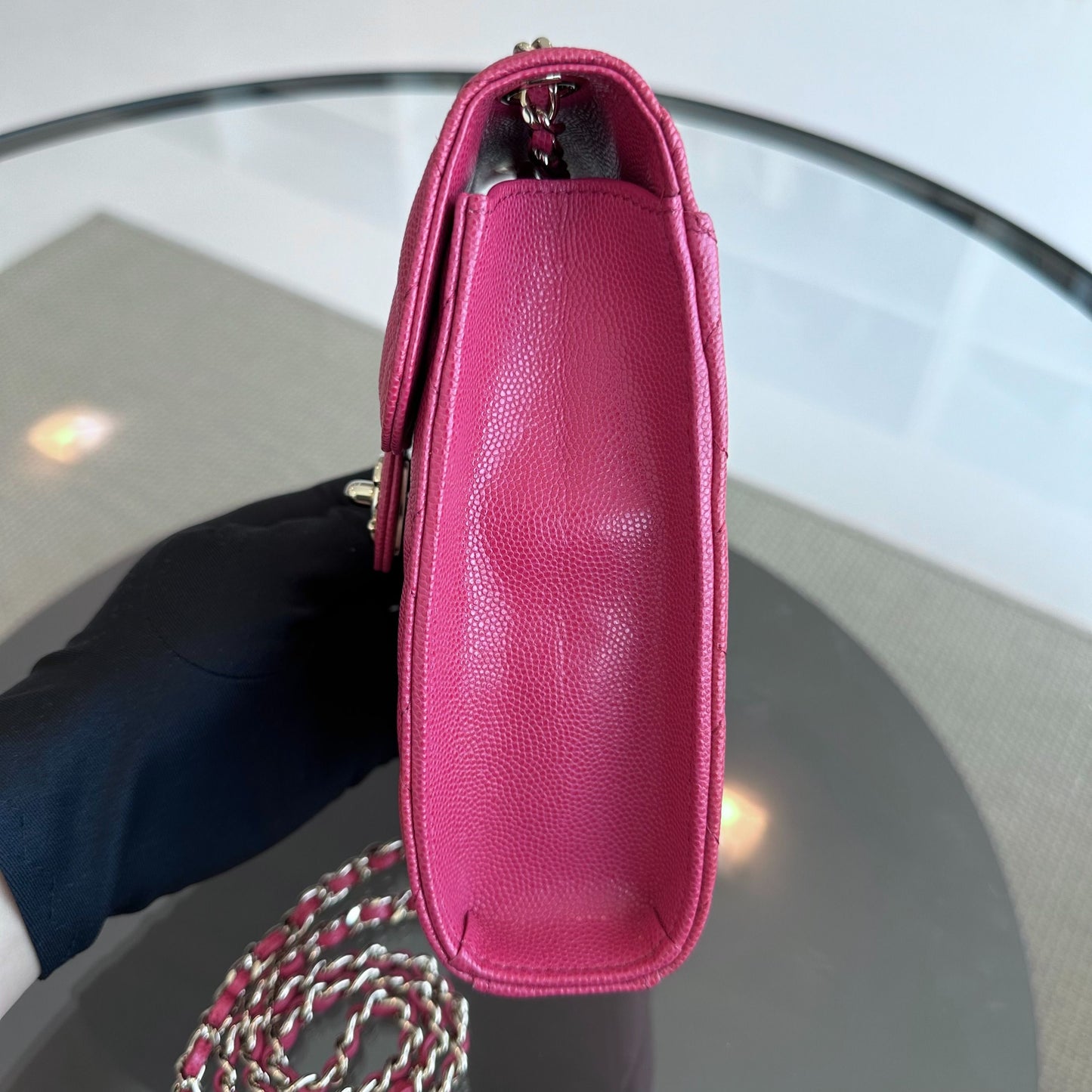 *Brand New, Receipt Full Set* Caviar Phone Holder Chain Shoulder Bag No 29