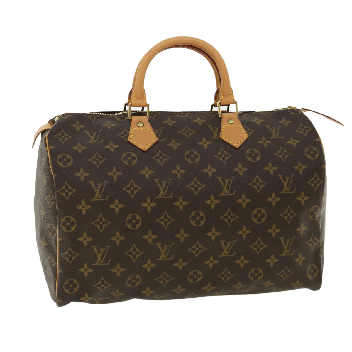 LOUIS VUITTON Monogram Speedy 35 Hand Bag M41524 LV Auth bs002A