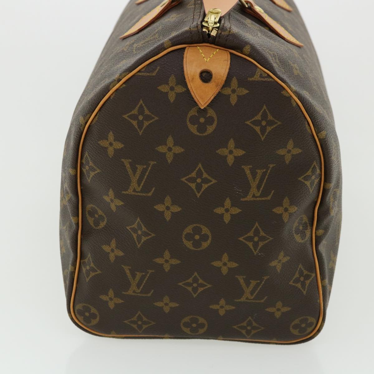 LOUIS VUITTON Monogram Speedy 35 Hand Bag M41524 LV Auth bs002A