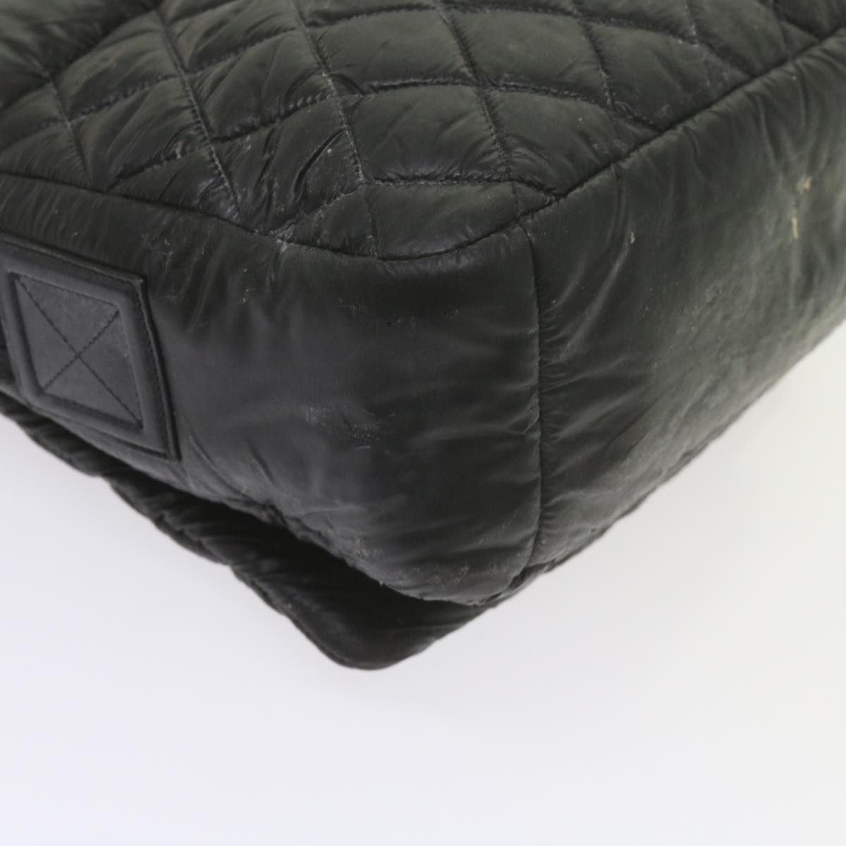 Top Quality Chanel Cococoon Shoulder Bag Nylon Black CC Auth bs10518