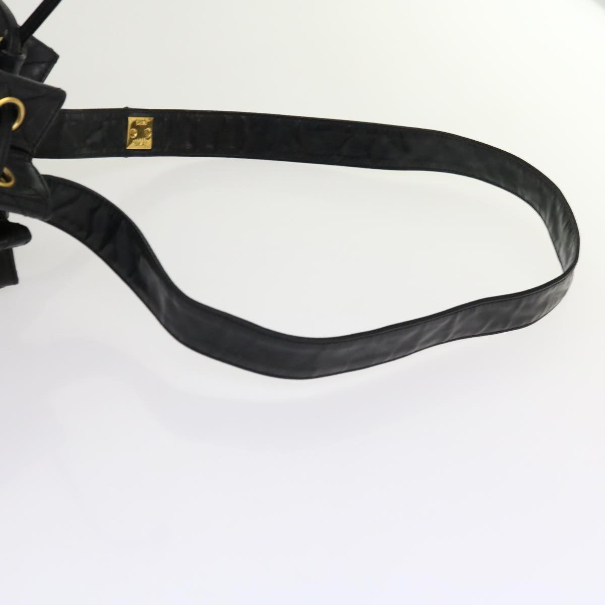 Top Quality Chanel Matelasse Shoulder Bag Patent leather Black CC Auth bs10560