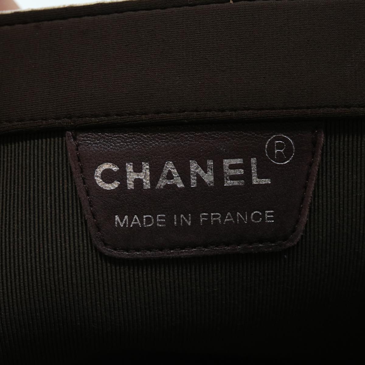 Top Quality Chanel Hand Bag Nylon Brown CC Auth bs11011