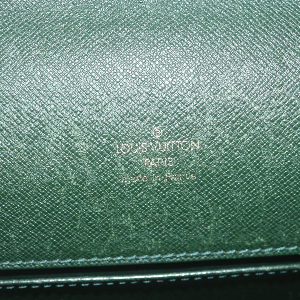 LOUIS VUITTON Taiga Porte Documents Angara Bag Epicea M30774 LV Auth bs11046