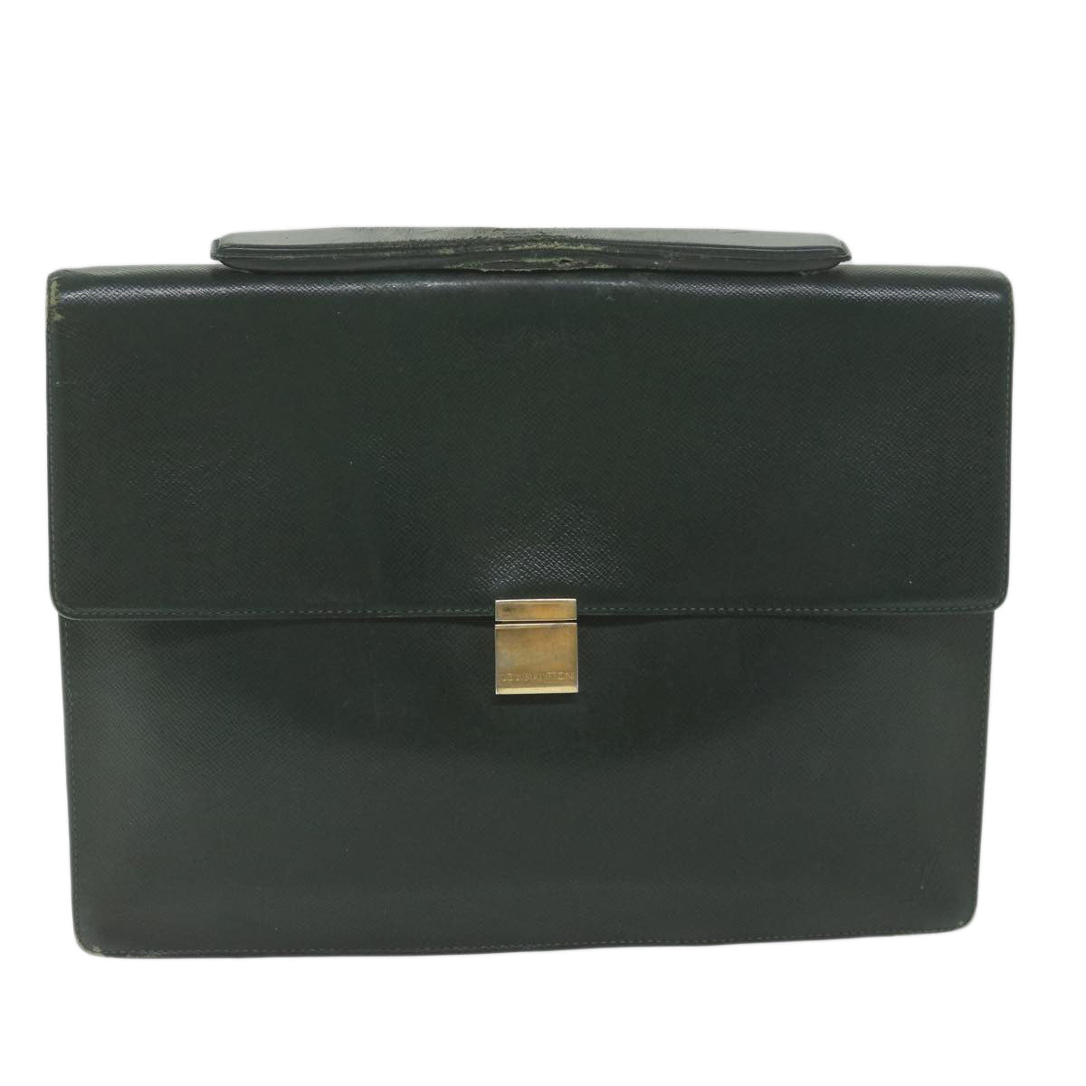 LOUIS VUITTON Taiga Porte Documents Angara Bag Epicea M30774 LV Auth bs11046