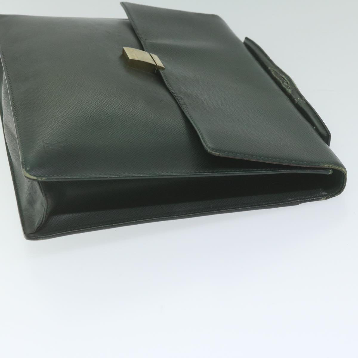 LOUIS VUITTON Taiga Porte Documents Angara Bag Epicea M30774 LV Auth bs11046