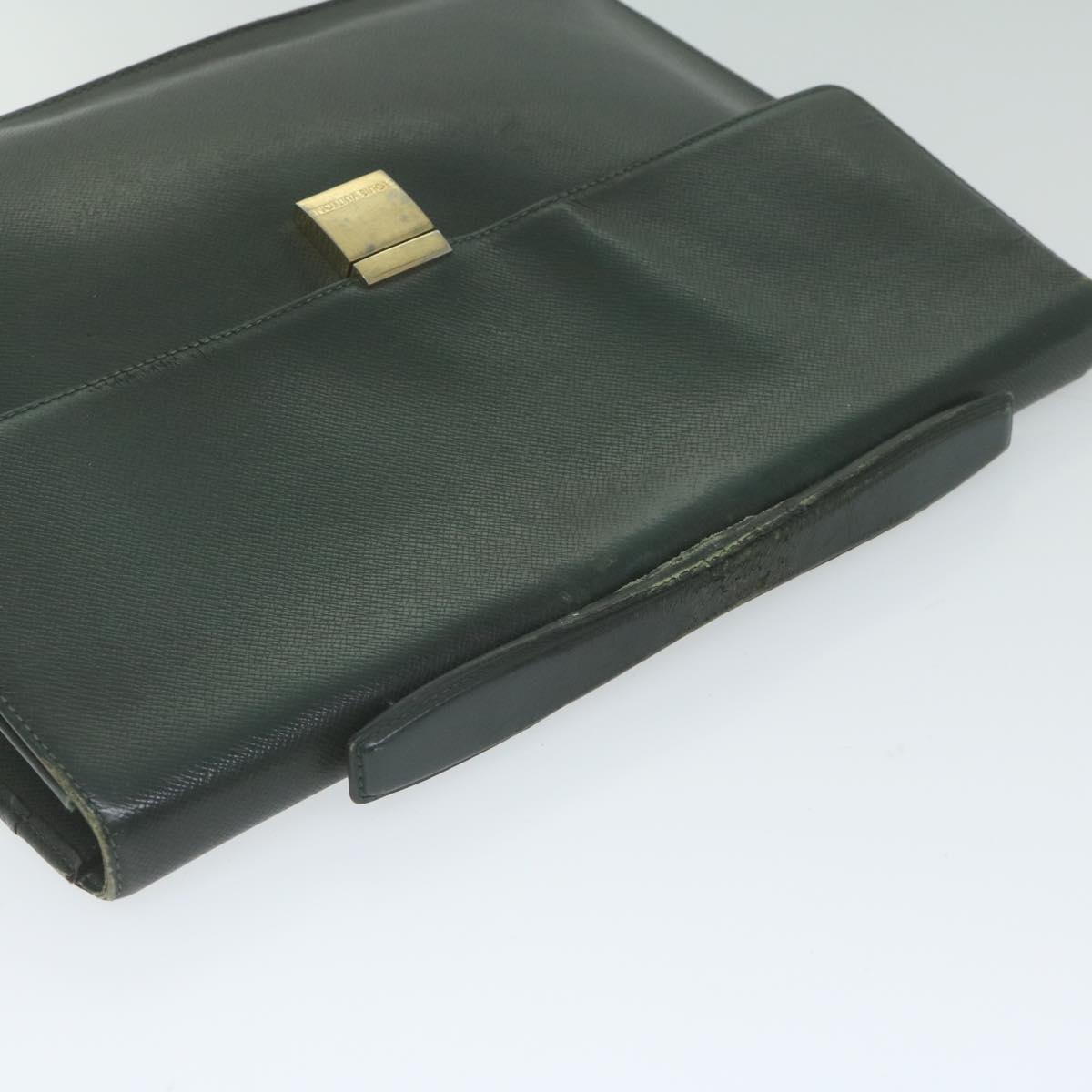 LOUIS VUITTON Taiga Porte Documents Angara Bag Epicea M30774 LV Auth bs11046
