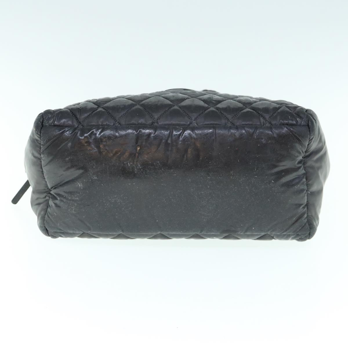 Top Quality Chanel Cococoon Shoulder Bag Nylon Black CC Auth bs11077