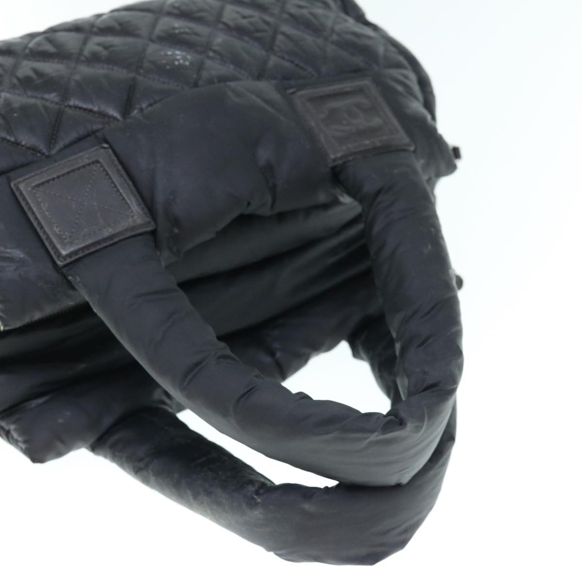 Top Quality Chanel Cococoon Shoulder Bag Nylon Black CC Auth bs11077