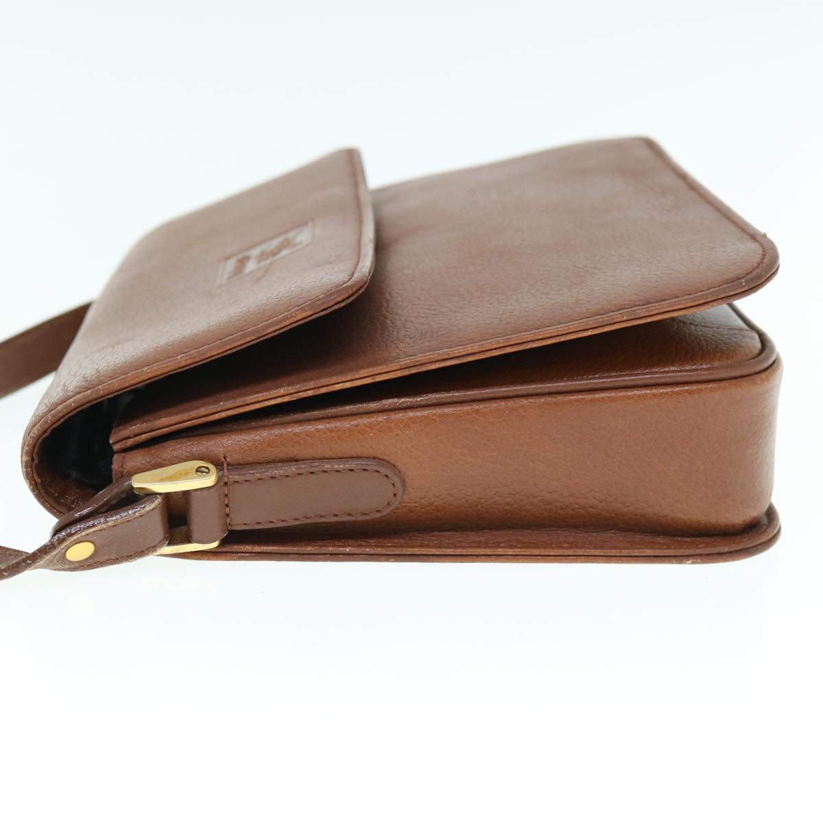 BURBERRYSs Shoulder Bag Leather Brown Auth bs11137