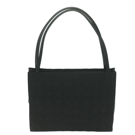 CHRISTIAN DIOR Shoulder Bag Nylon Black Auth bs11930
