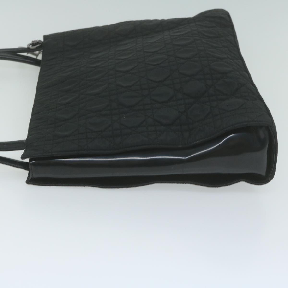 CHRISTIAN DIOR Shoulder Bag Nylon Black Auth bs11930