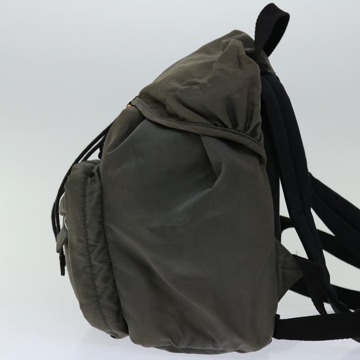 PRADA Backpack Nylon Gray Auth bs12211