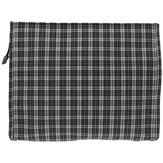 CHRISTIAN DIOR Clutch Bag Nylon Black Auth bs12231