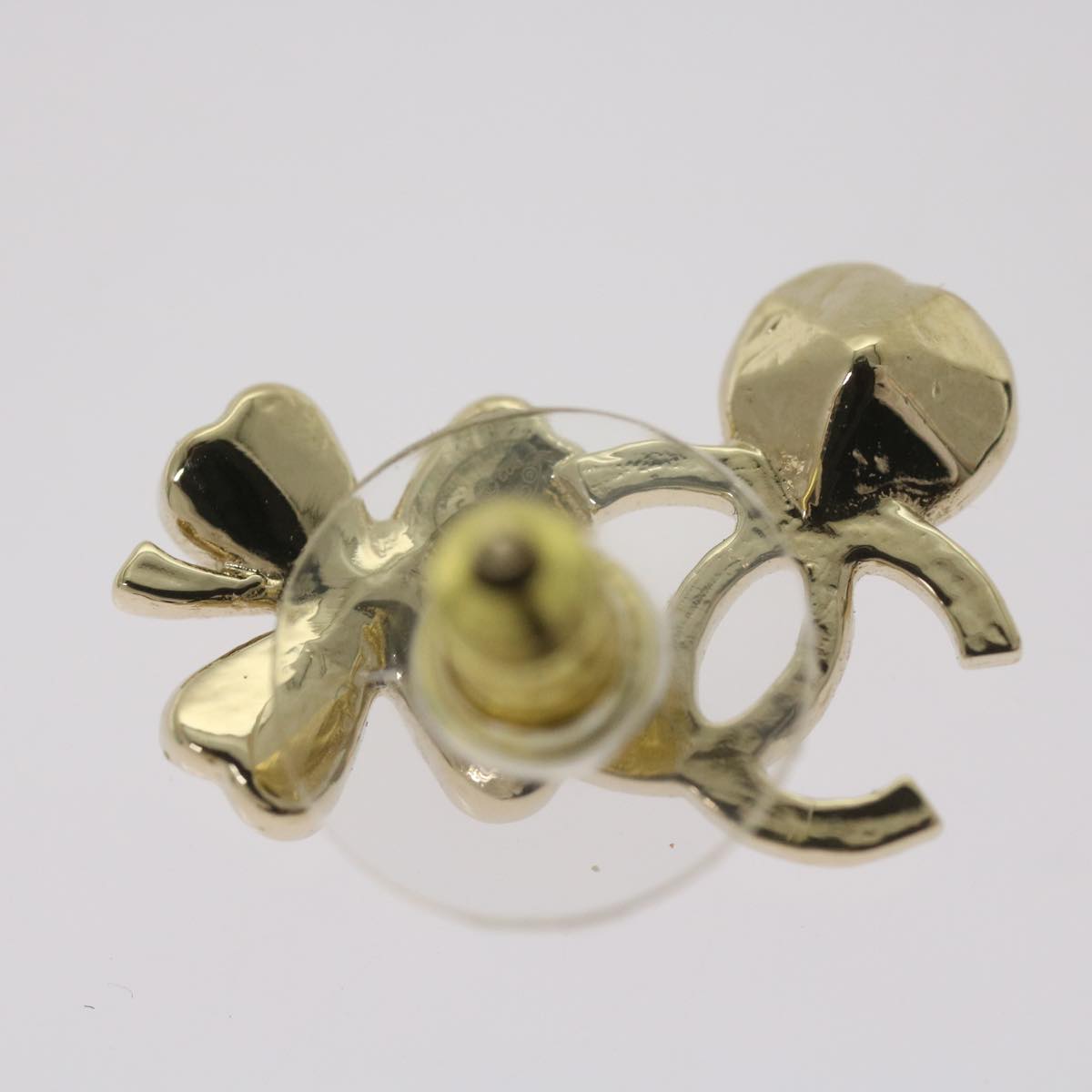 Top Quality Chanel Earring Silver CC Auth bs12280