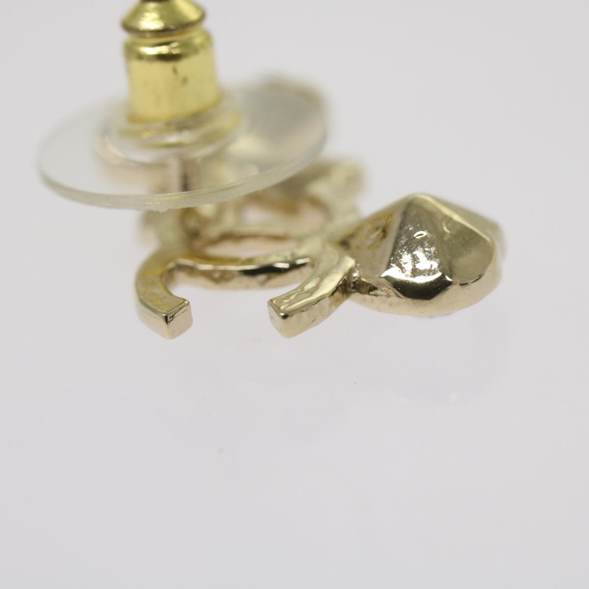 Top Quality Chanel Earring Silver CC Auth bs12280