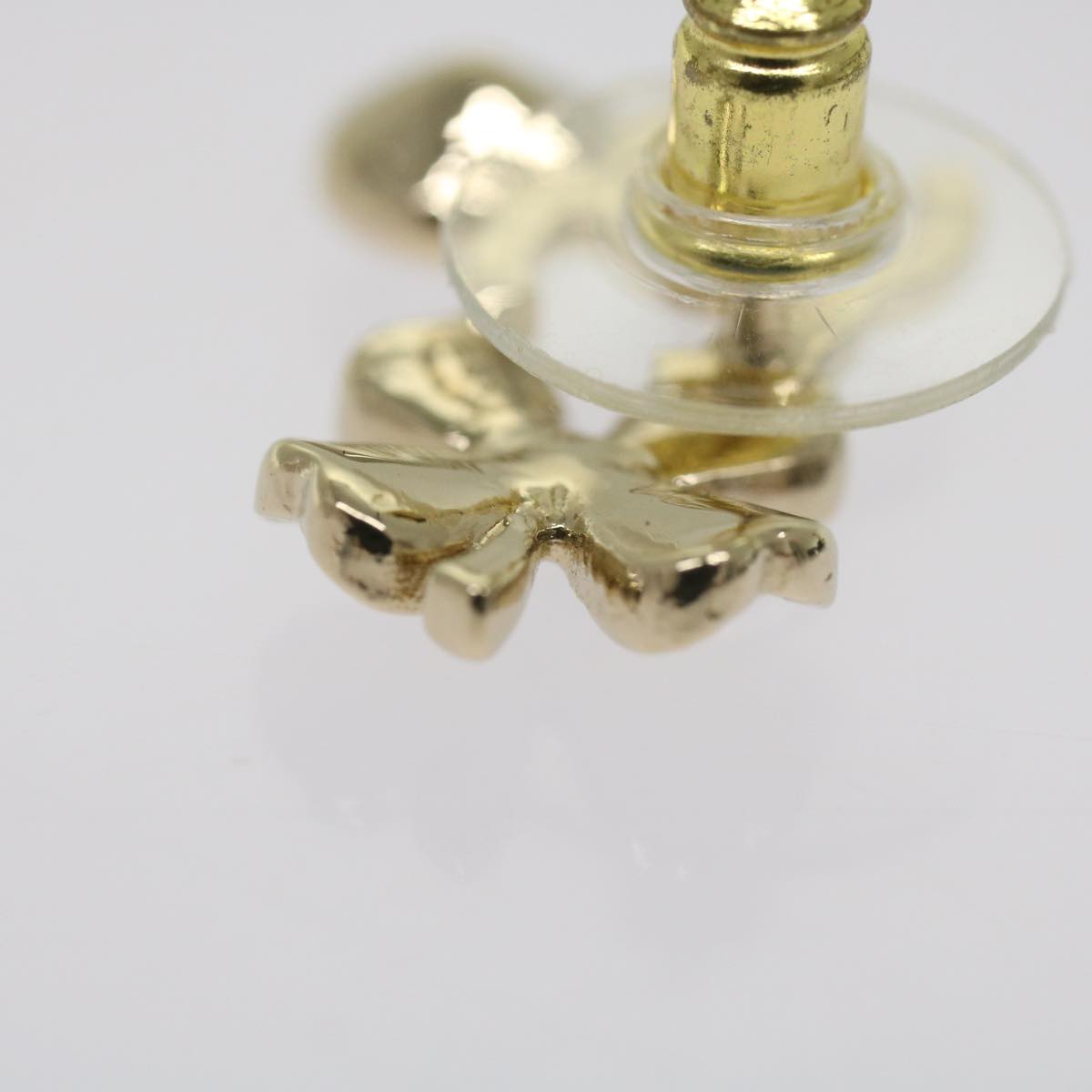 Top Quality Chanel Earring Silver CC Auth bs12280