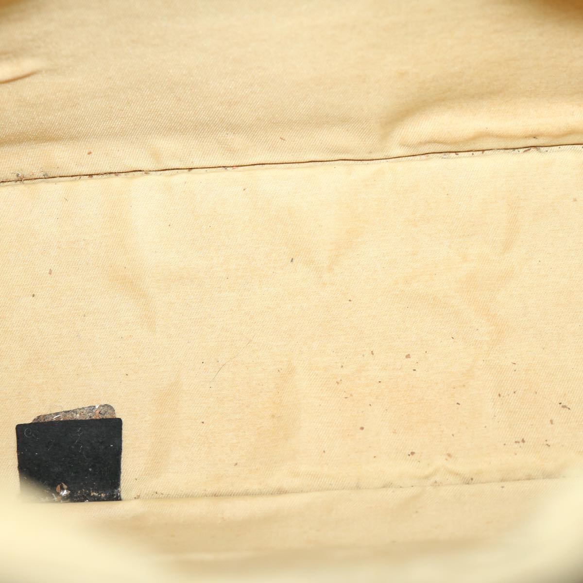Top Quality Chanel Hand Bag Nylon Beige CC Auth bs12434