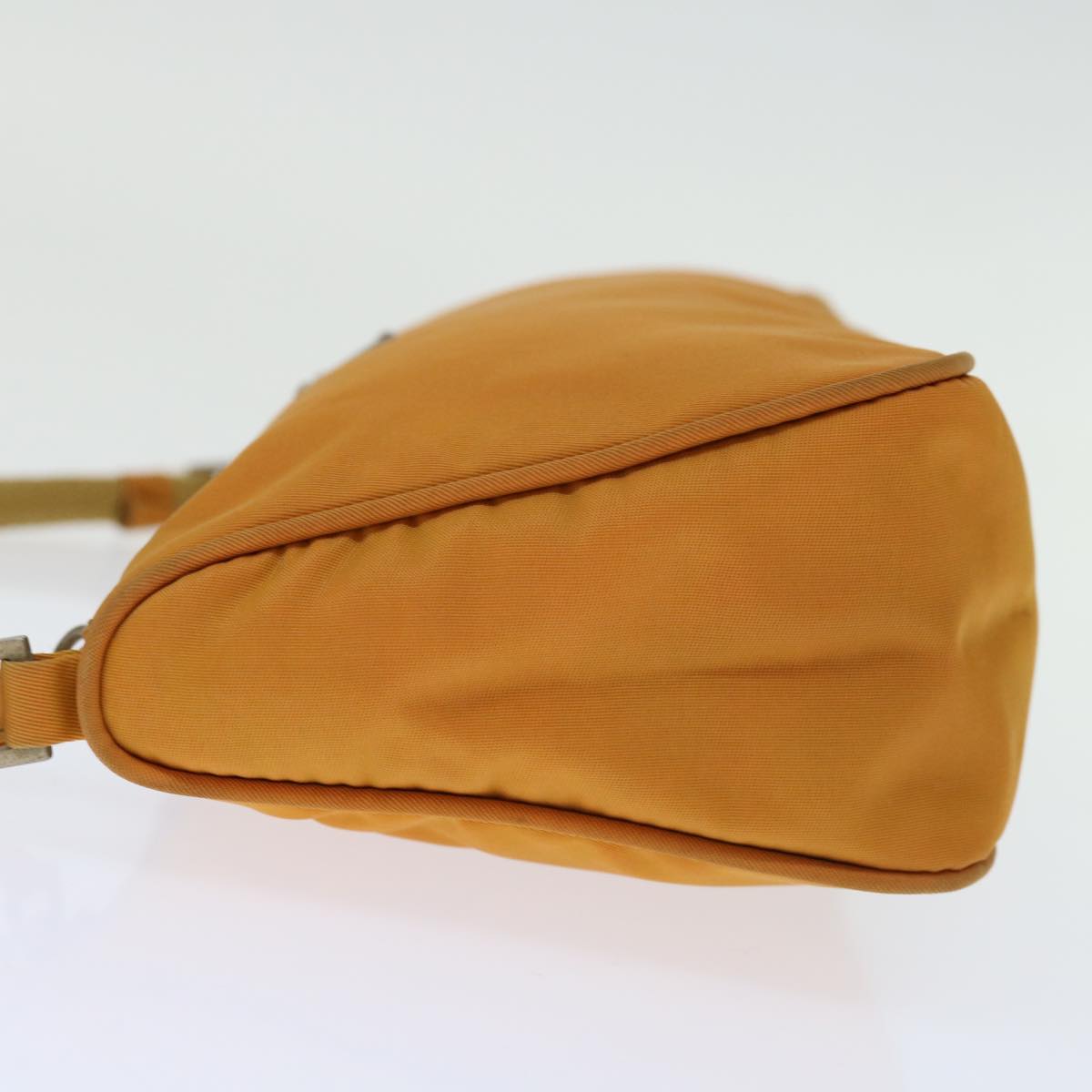 PRADA Accessory Pouch Nylon Orange Auth bs12557